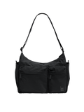 POCKETSLINGBAG Tasche in black (Schwarz) als Studioaufnahme in Frontansicht.