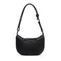 CLAM BAG Tasche in black (Schwarz) als Studioaufnahme in Frontansicht.