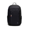 HYBRID PACK Rucksack in black (Schwarz) als Studioaufnahme in Frontansicht.