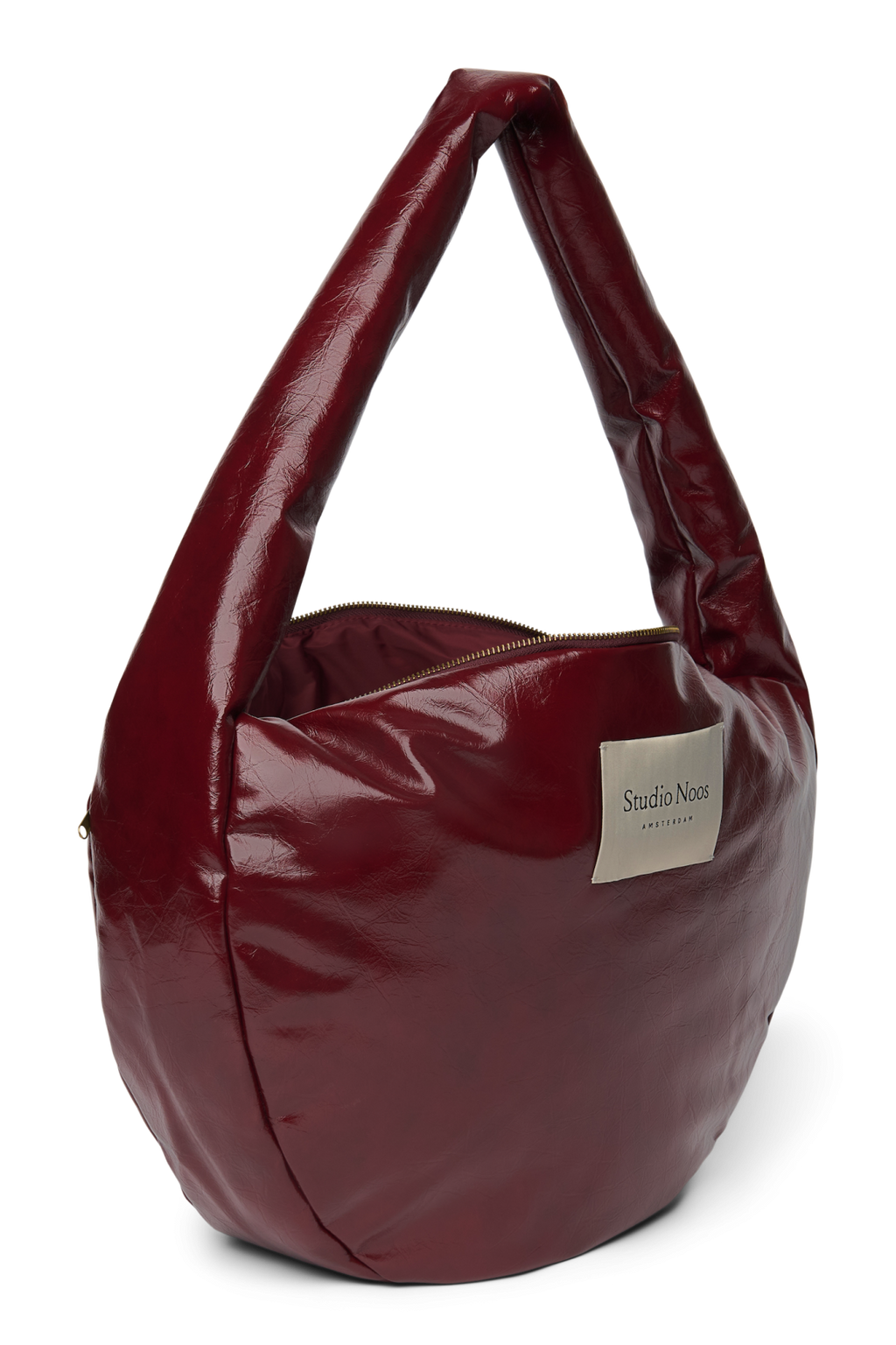 Vegan Leather Cross Body Bag | Burgundy