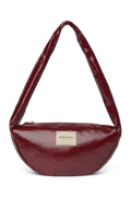 Vegan Leather Mini Cross Body Bag | Burgundy
