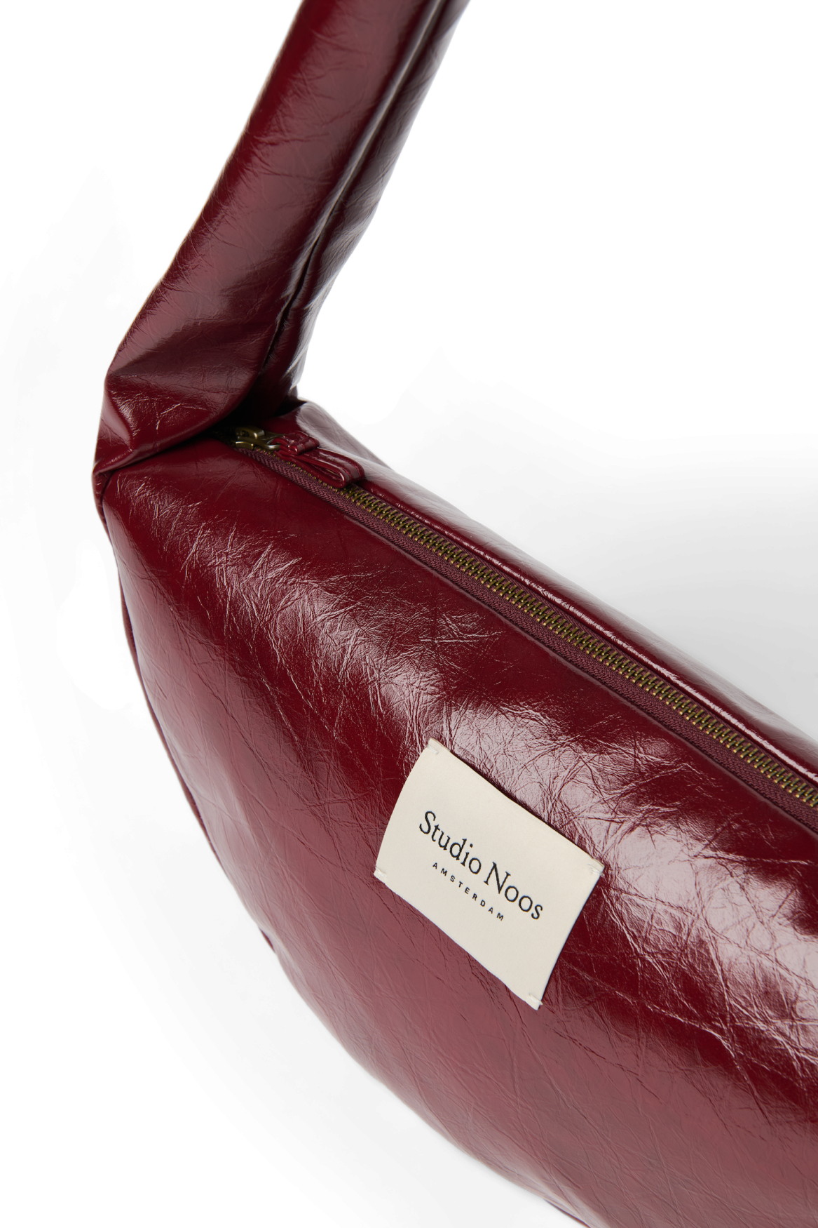 Vegan Leather Mini Cross Body Bag | Burgundy