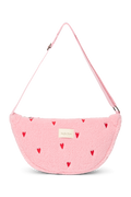Teddy Adult Fanny Pack | Light Pink Hearts