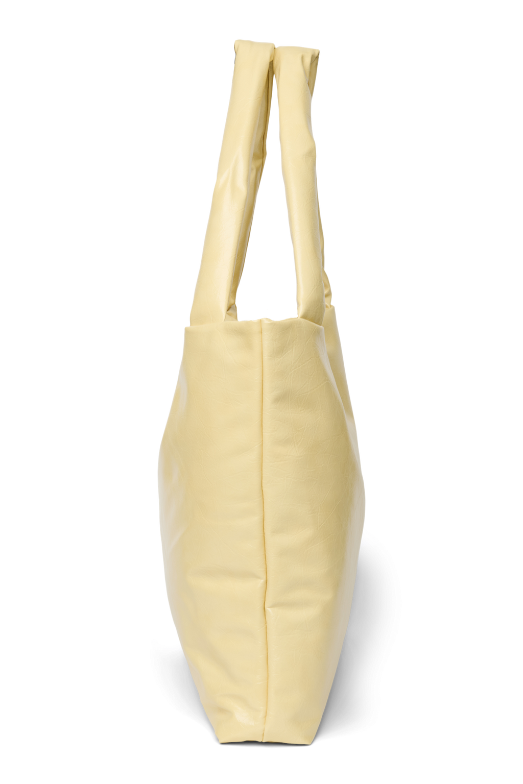 Vegan Leather Mom Bag | Butter Yellow
