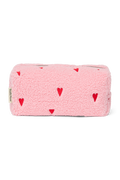 Teddy Pouch | Light Pink Hearts