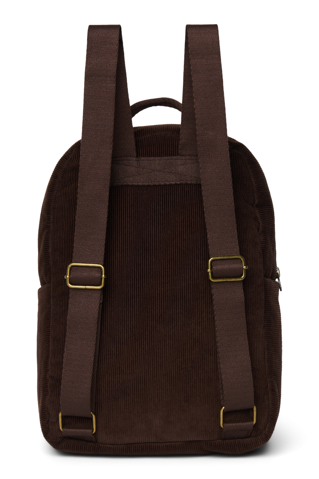Rib Puffy Midi Backpack | Dark Brown