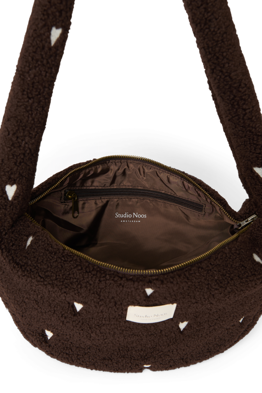 Teddy Mini Cross Body Bag | Chocolate Hearts