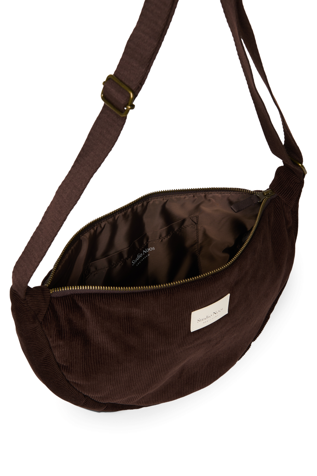 Rib Puffy Adult Fanny Pack | Dark Brown