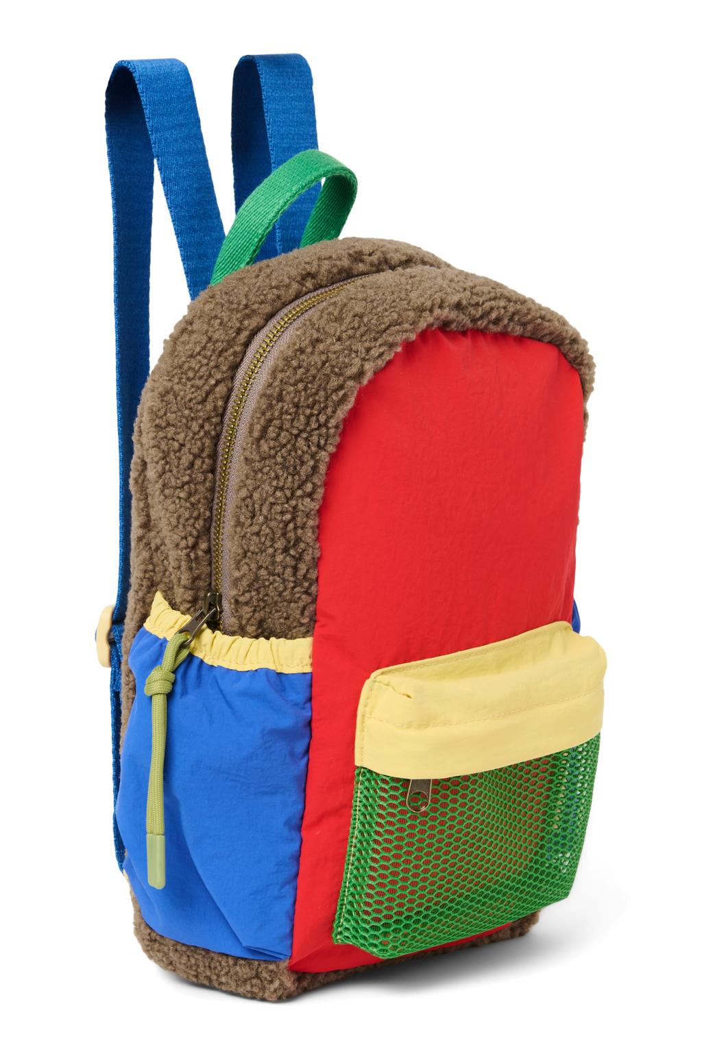 Patchwork Mini Backpack | Fiery Red