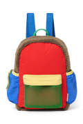 Patchwork Midi Backpack | Fiery Red