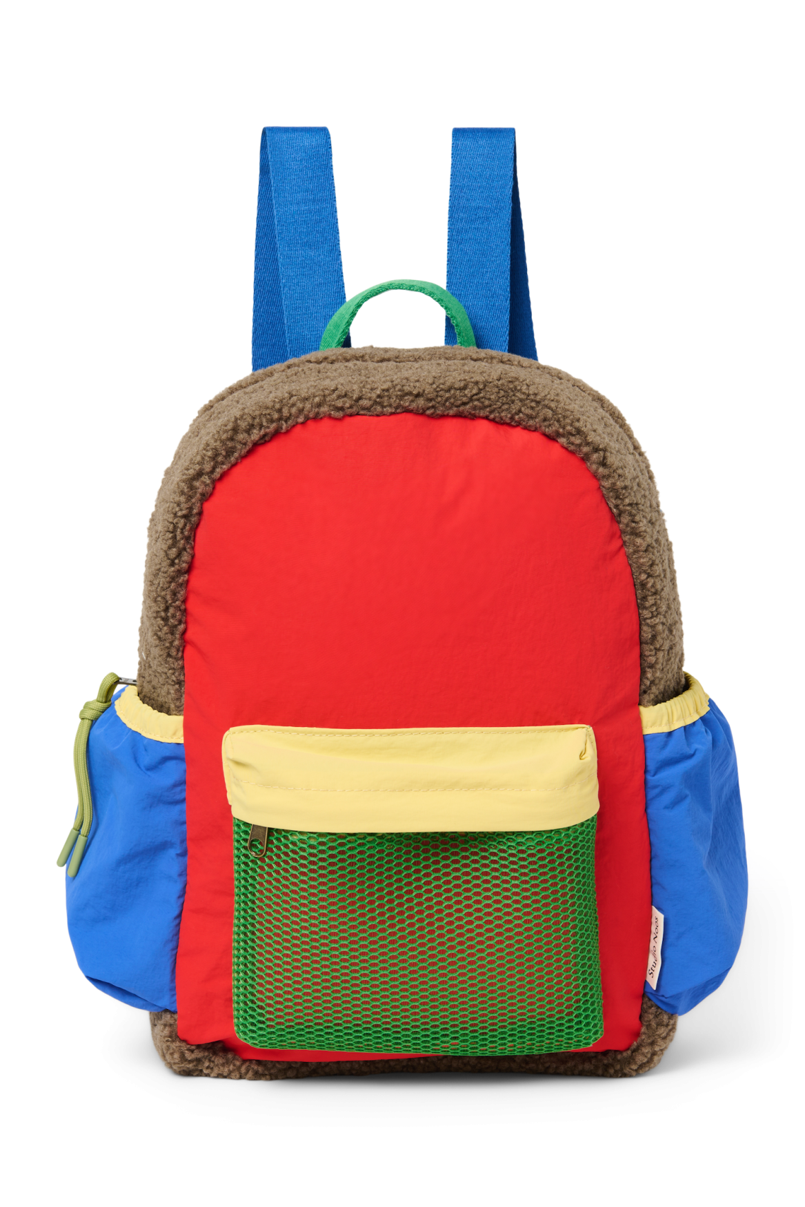 Patchwork Midi Backpack | Fiery Red