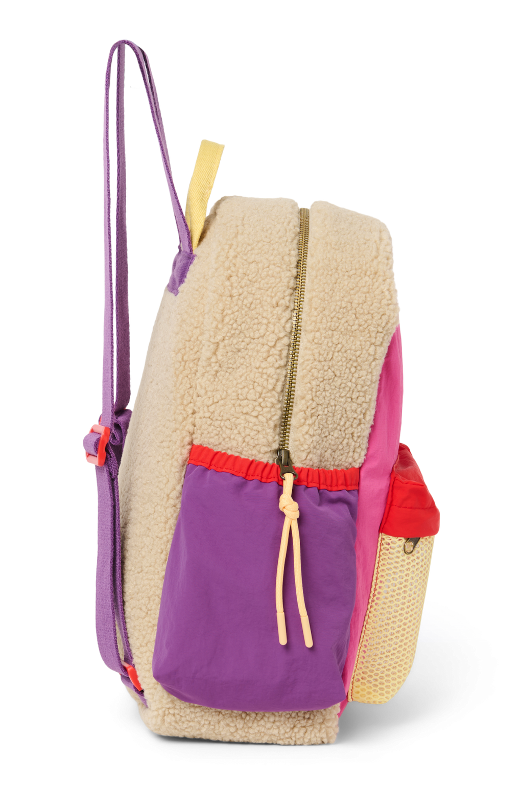 Patchwork Midi Backpack | Bright Pink