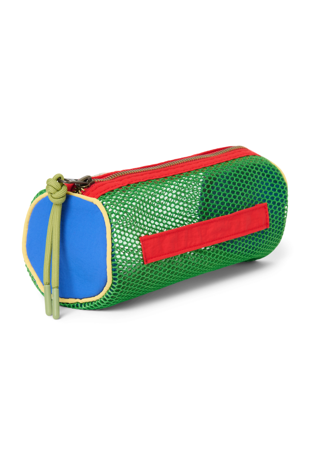 Patchwork Pencil Case | Fiery Red