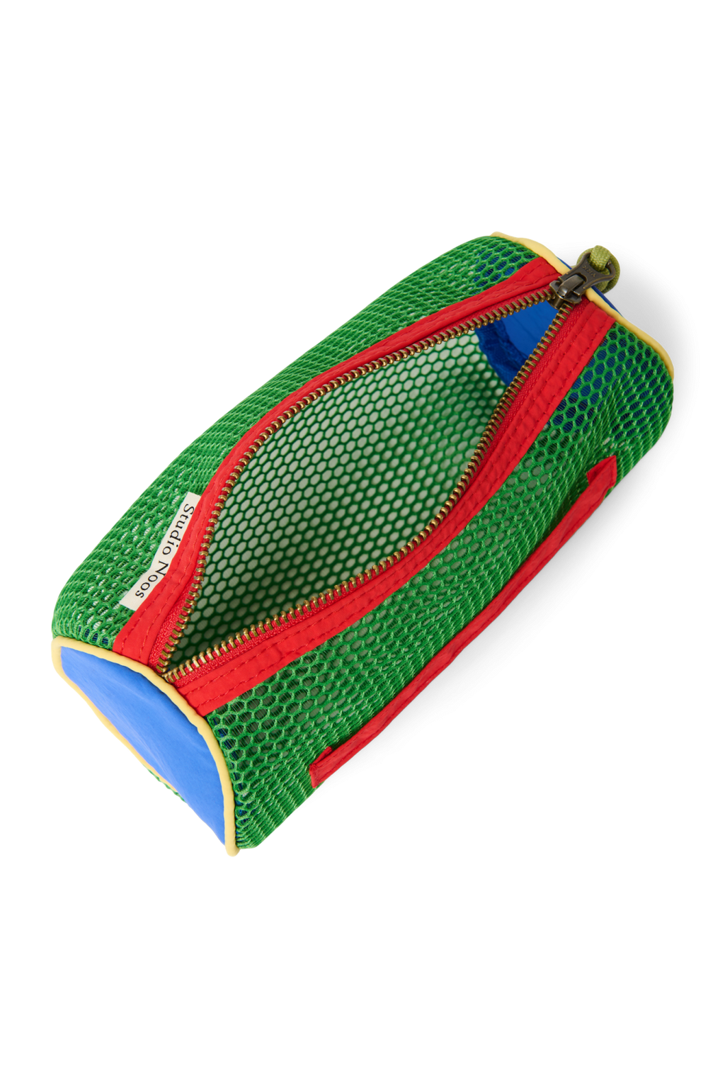 Patchwork Pencil Case | Fiery Red