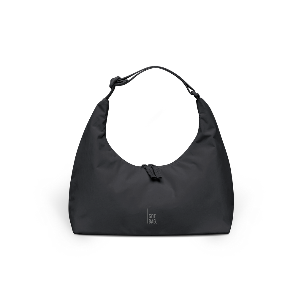 T SHAPE BAG MONOCHROME EDITION MINI Tasche in black (Schwarz) als Studioaufnahme in Frontansicht.
