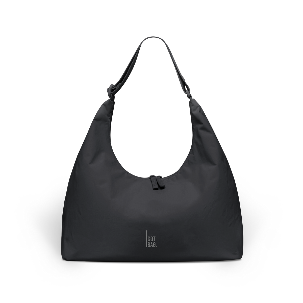 T SHAPE BAG Tasche in black (Schwarz) als Studioaufnahme in Frontansicht.