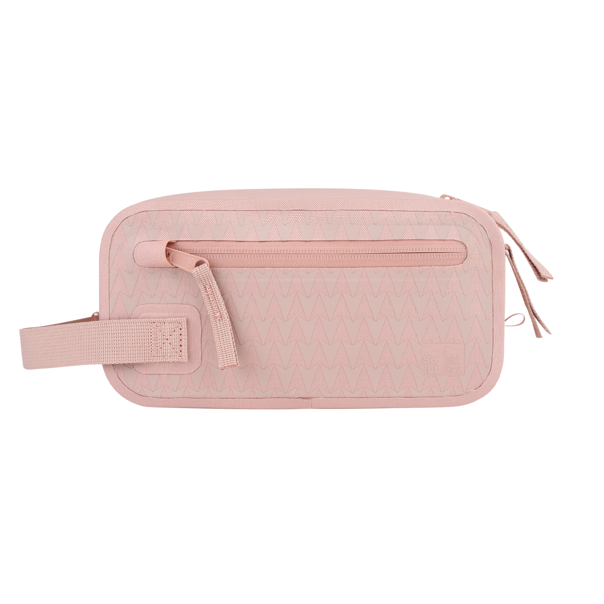 TRAVEL KIT ON THE ROAM Accessoires in dirty pink als Studioaufnahme in Frontansicht.