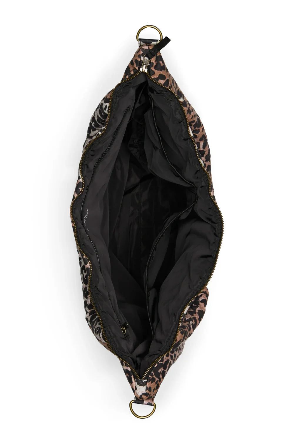 Hazel Leopard Soft Cotton Diaper Bag