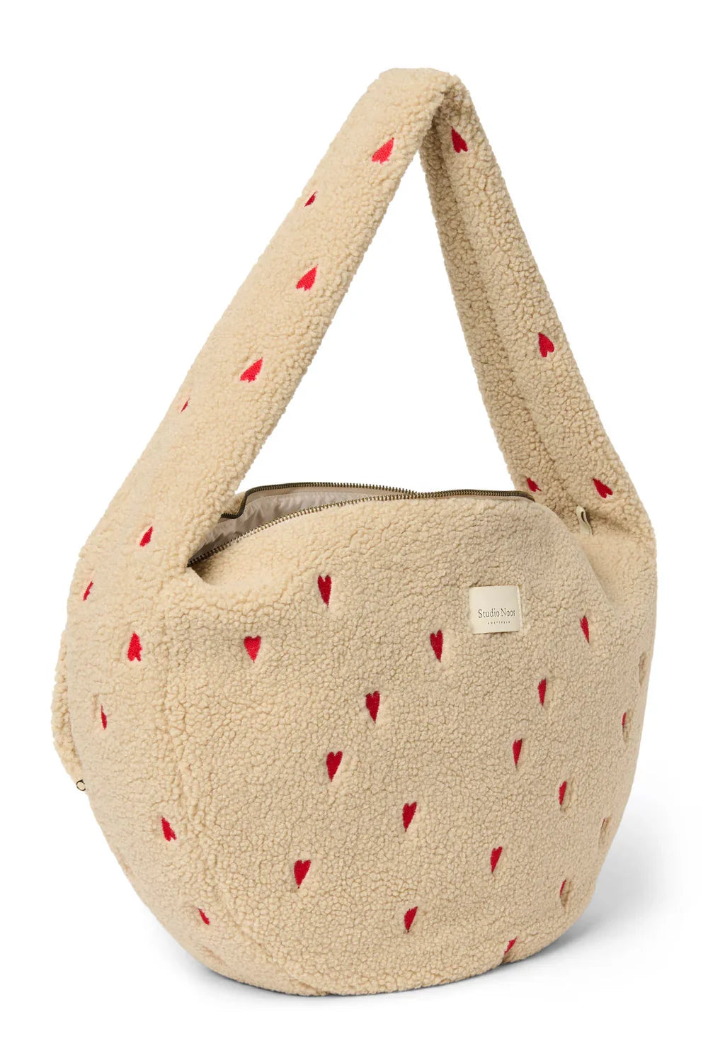 Brown Teddy Cross Body Bag