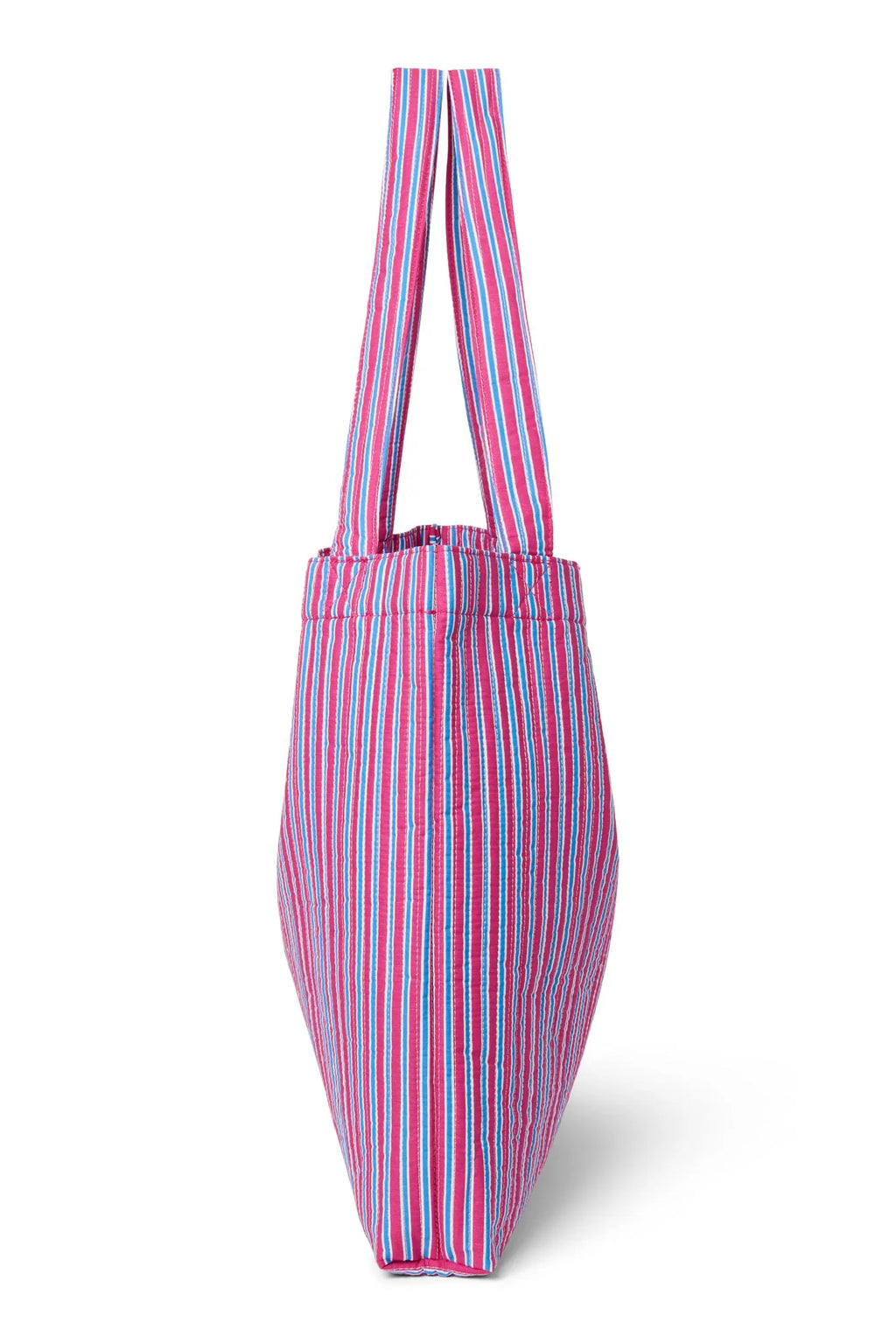 Poplin Striped Mom Bag | Butter Yellow