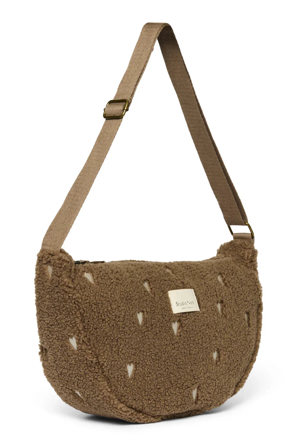 Brown Hearts Teddy Adult Fanny Pack