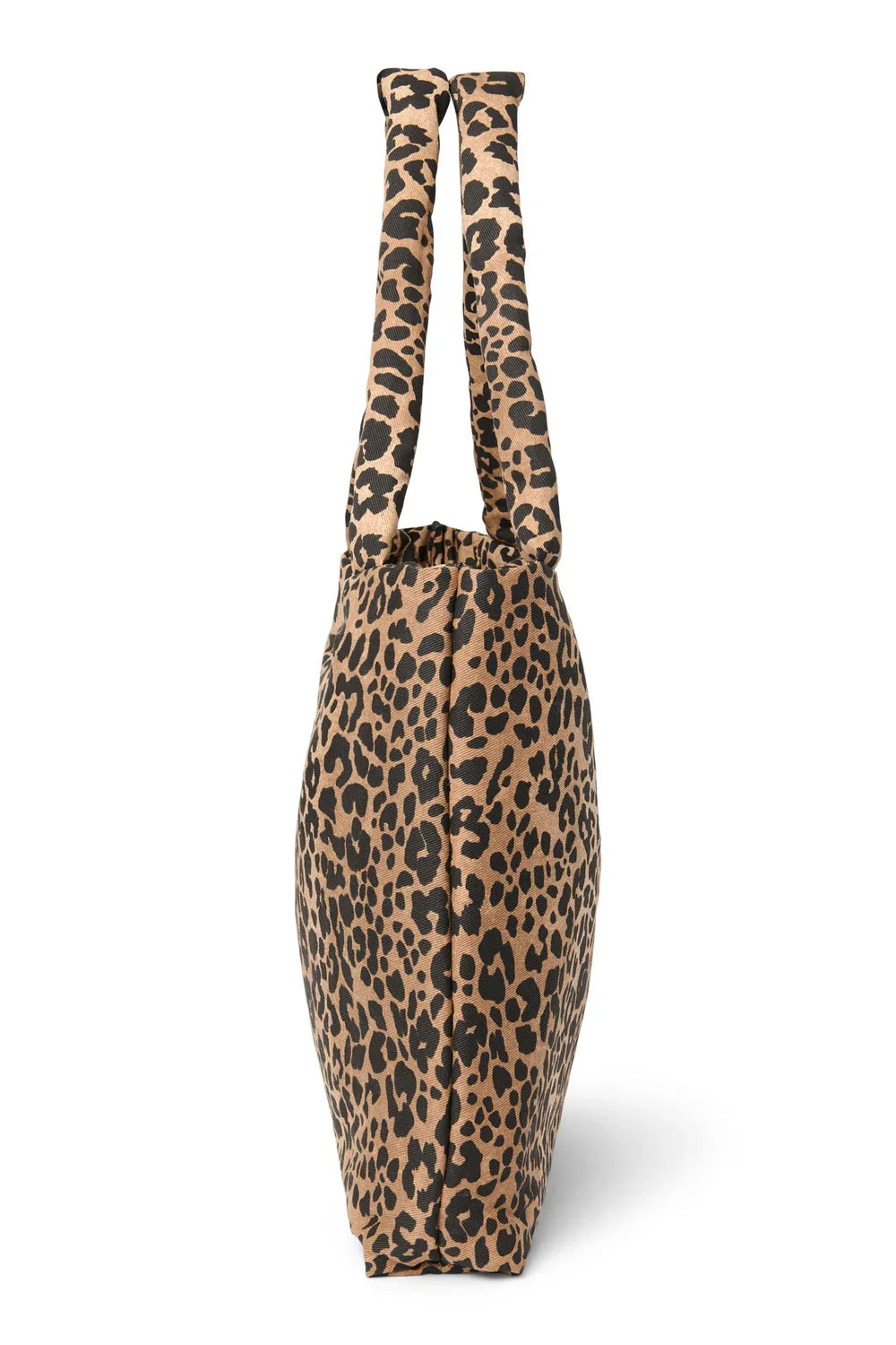 Brown Leopard Cotton Mom Bag