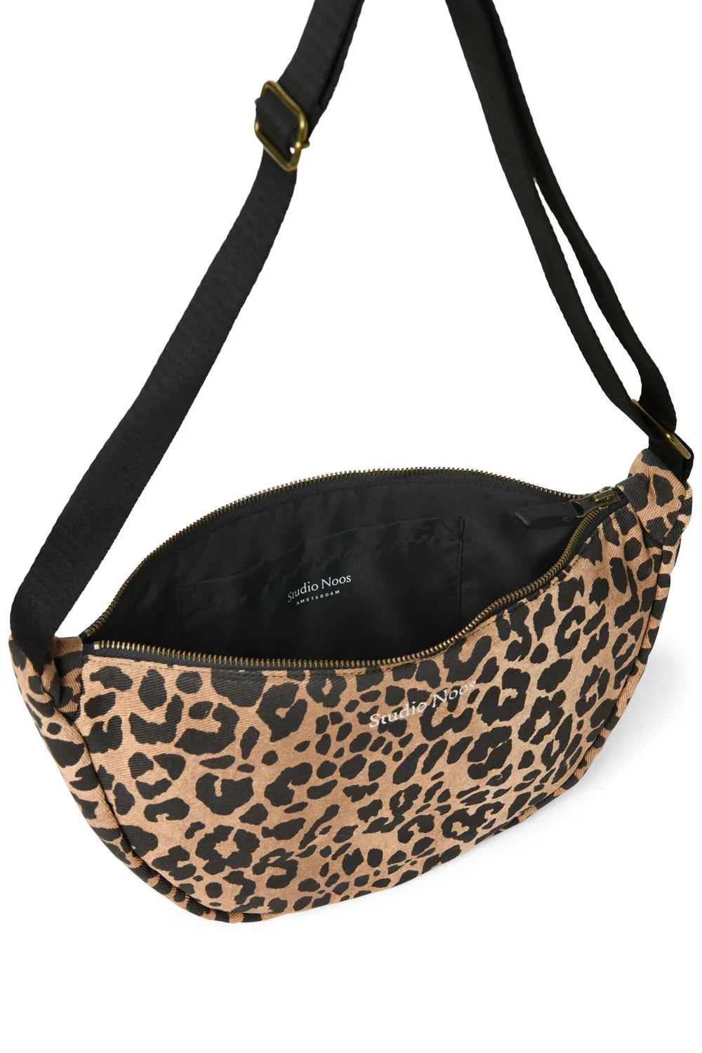 Green Leopard Cotton Adult Fanny Pack