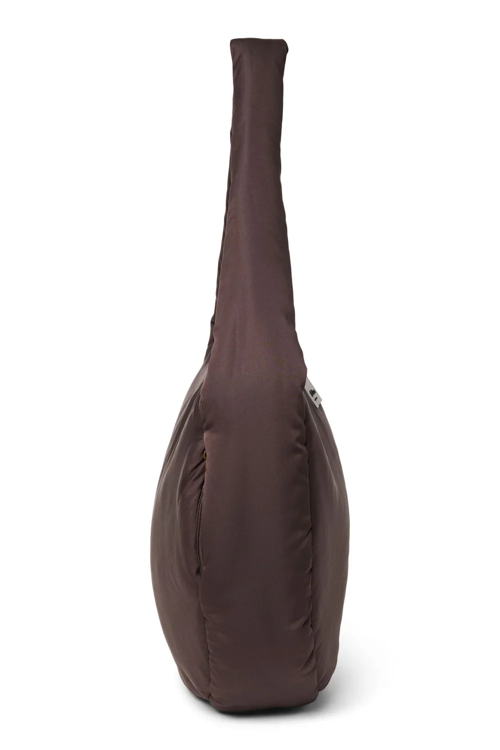 Brown Puffy Cross Body Bag
