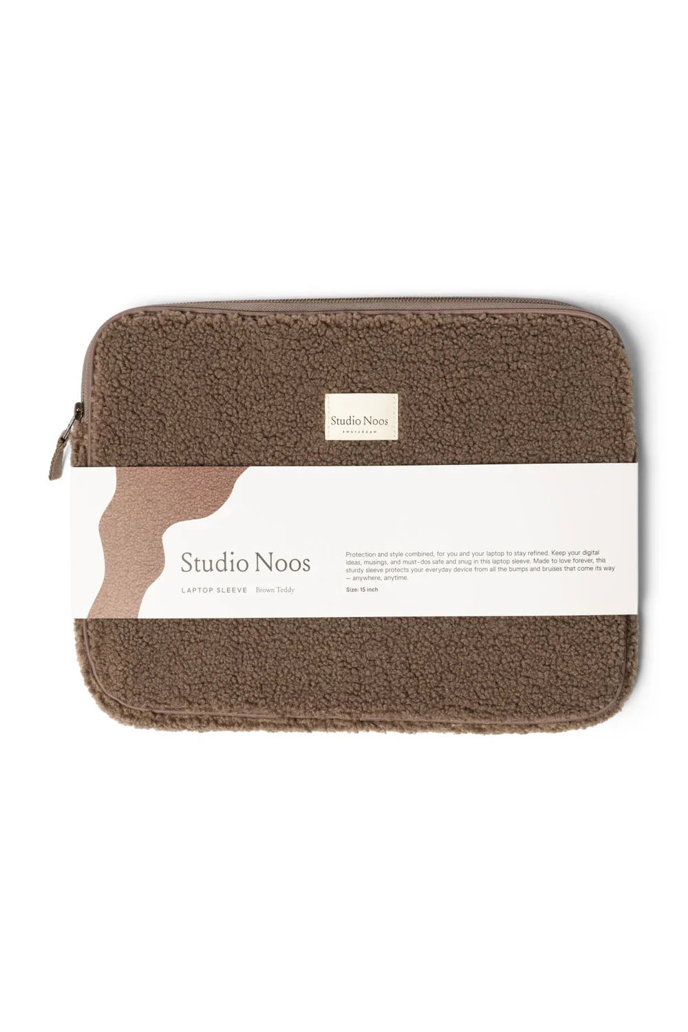 Brown Teddy Laptop Sleeve 15 Inch