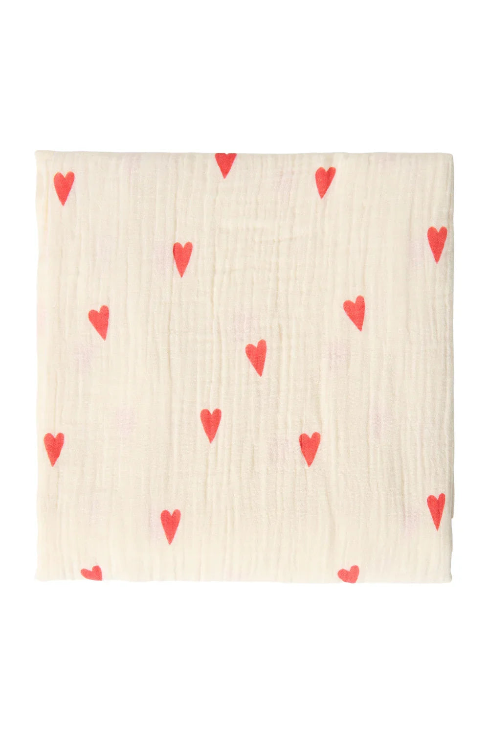 Purple Hearts Swaddle Print Large