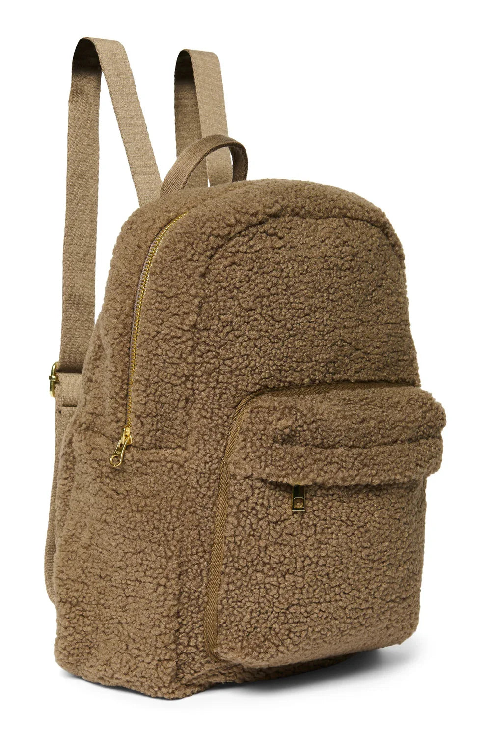 Brown Hearts Teddy Midi Backpack