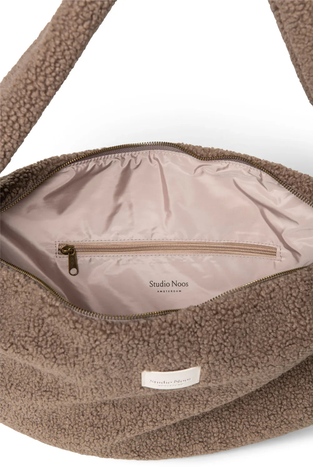 Brown Hearts Teddy Cross Body Bag