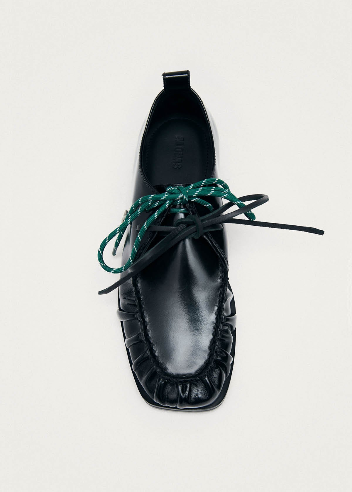 Dani Black Leather Oxfords