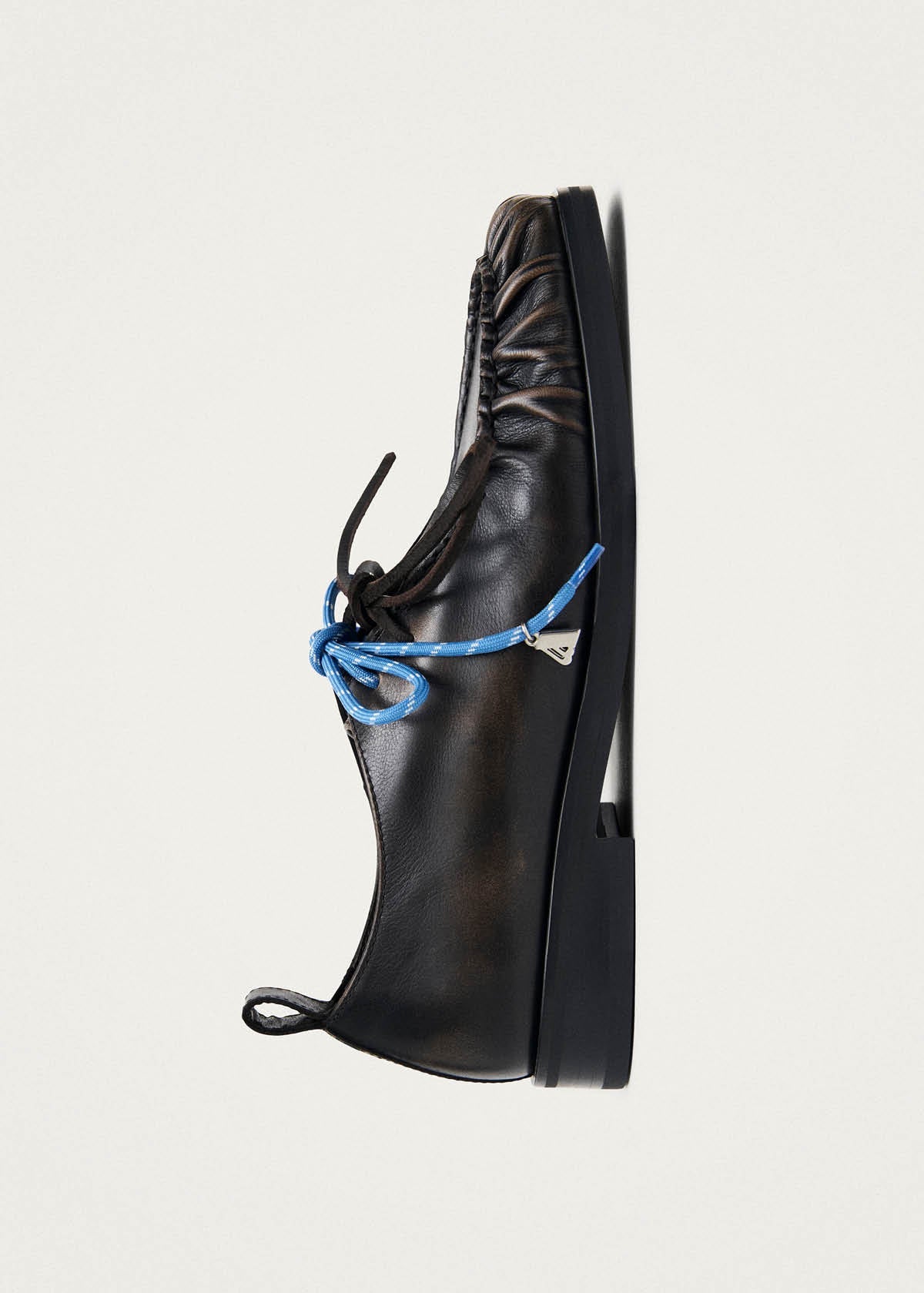 Dani Vintage Effect Brown Leather Oxfords