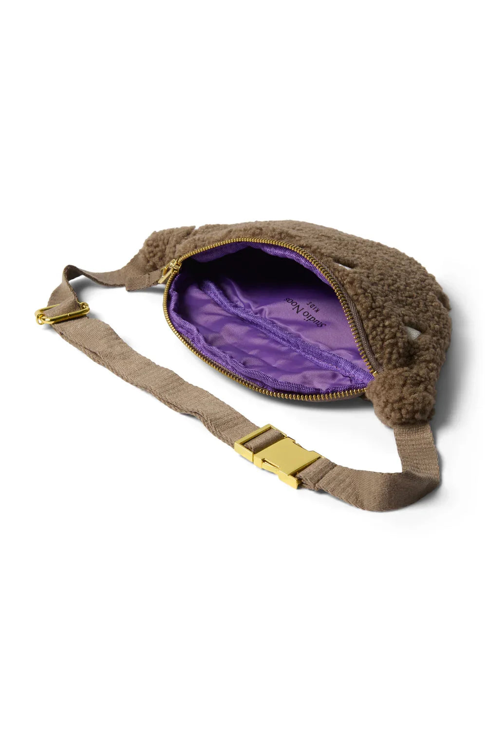 Brown Hearts Teddy Mini Fanny Pack