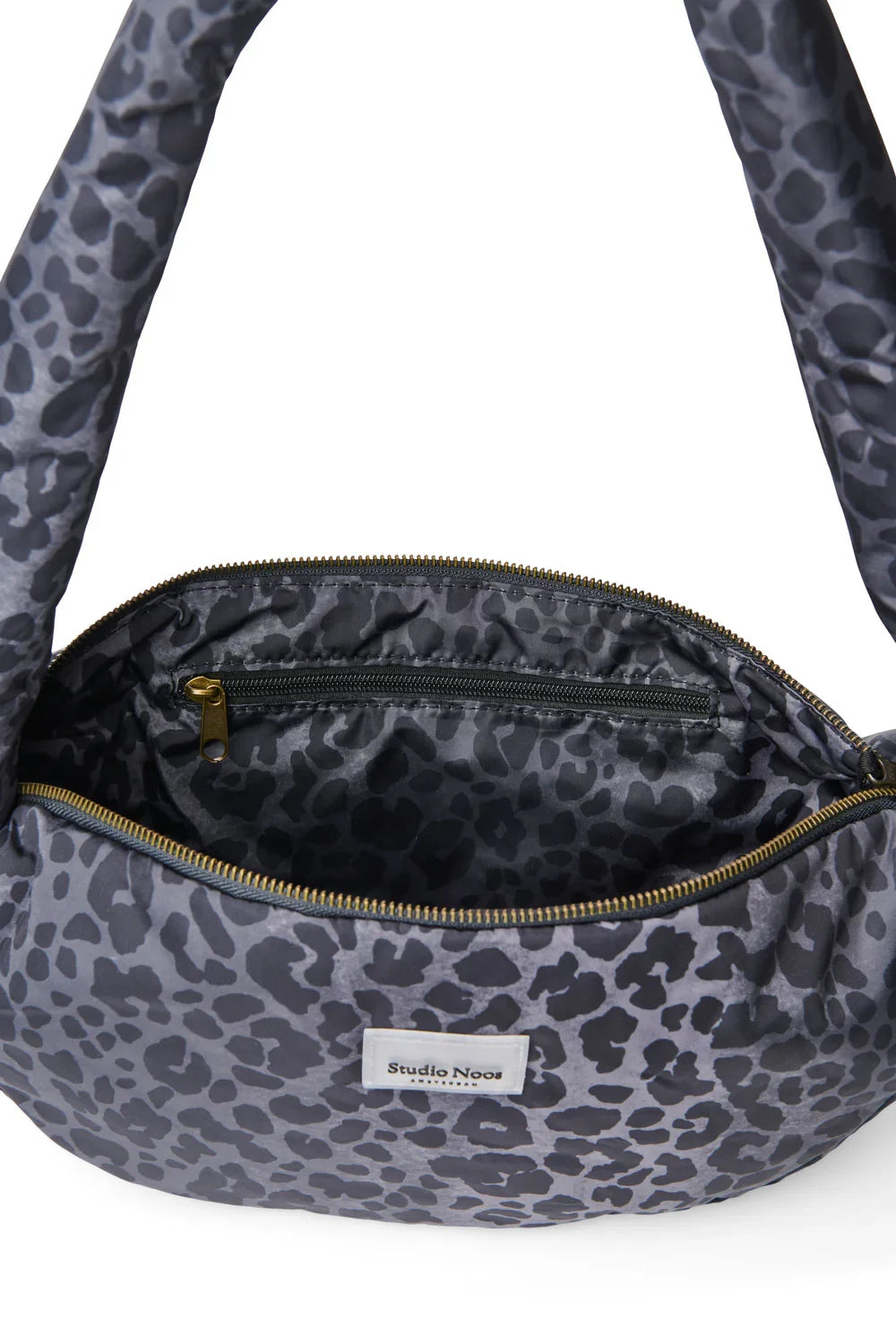 Red Leopard Puffy Mini Cross Body Bag