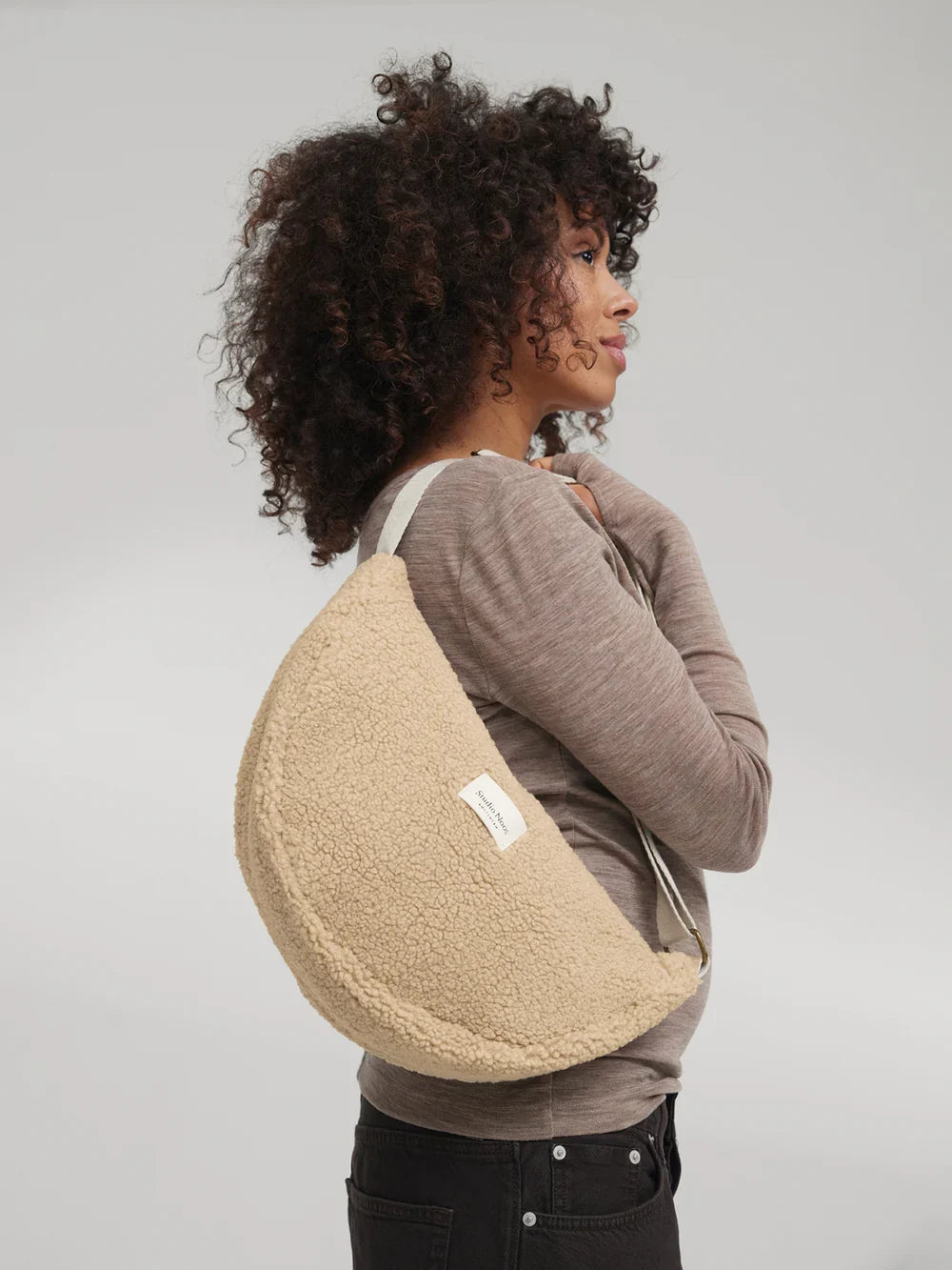 Brown Hearts Teddy Adult Fanny Pack