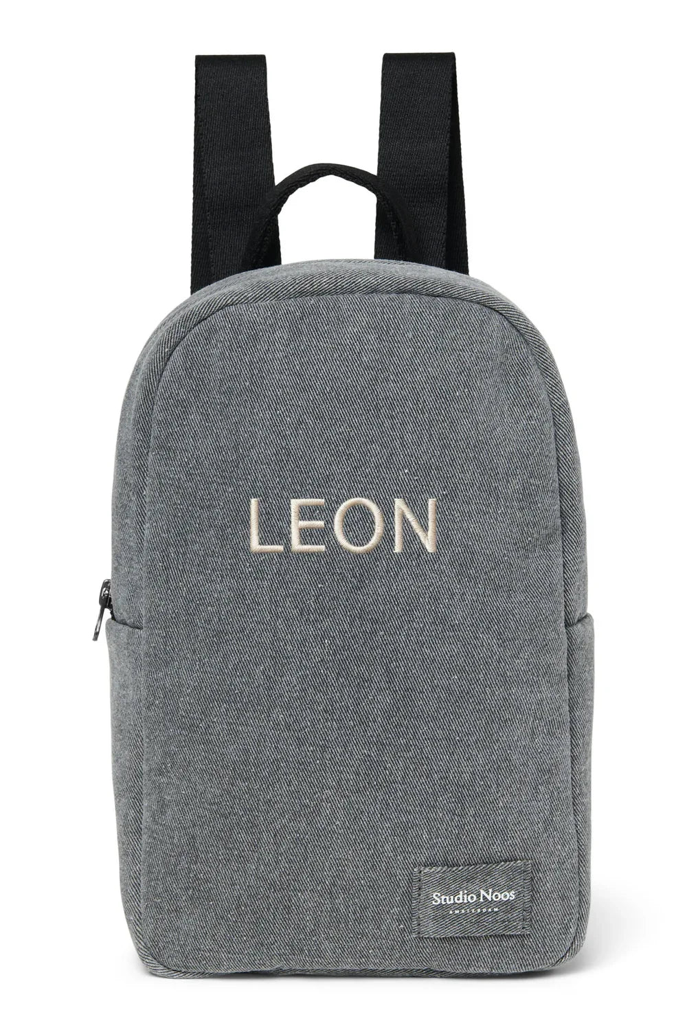 Grey Denim Mini Backpack