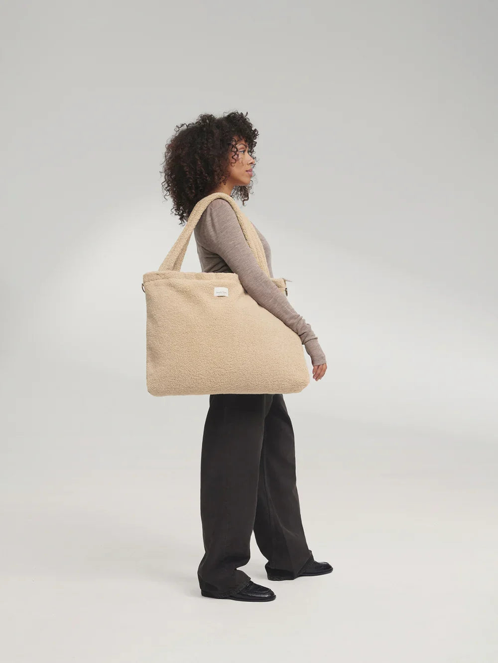 Brown Hearts Teddy Diaper Bag