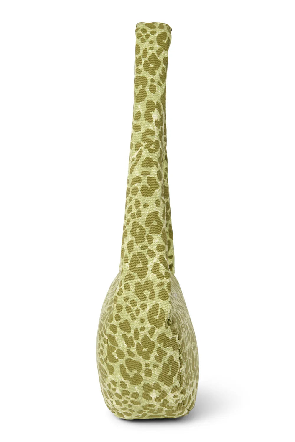 Brown Leopard Cotton Mini Cross Body Bag