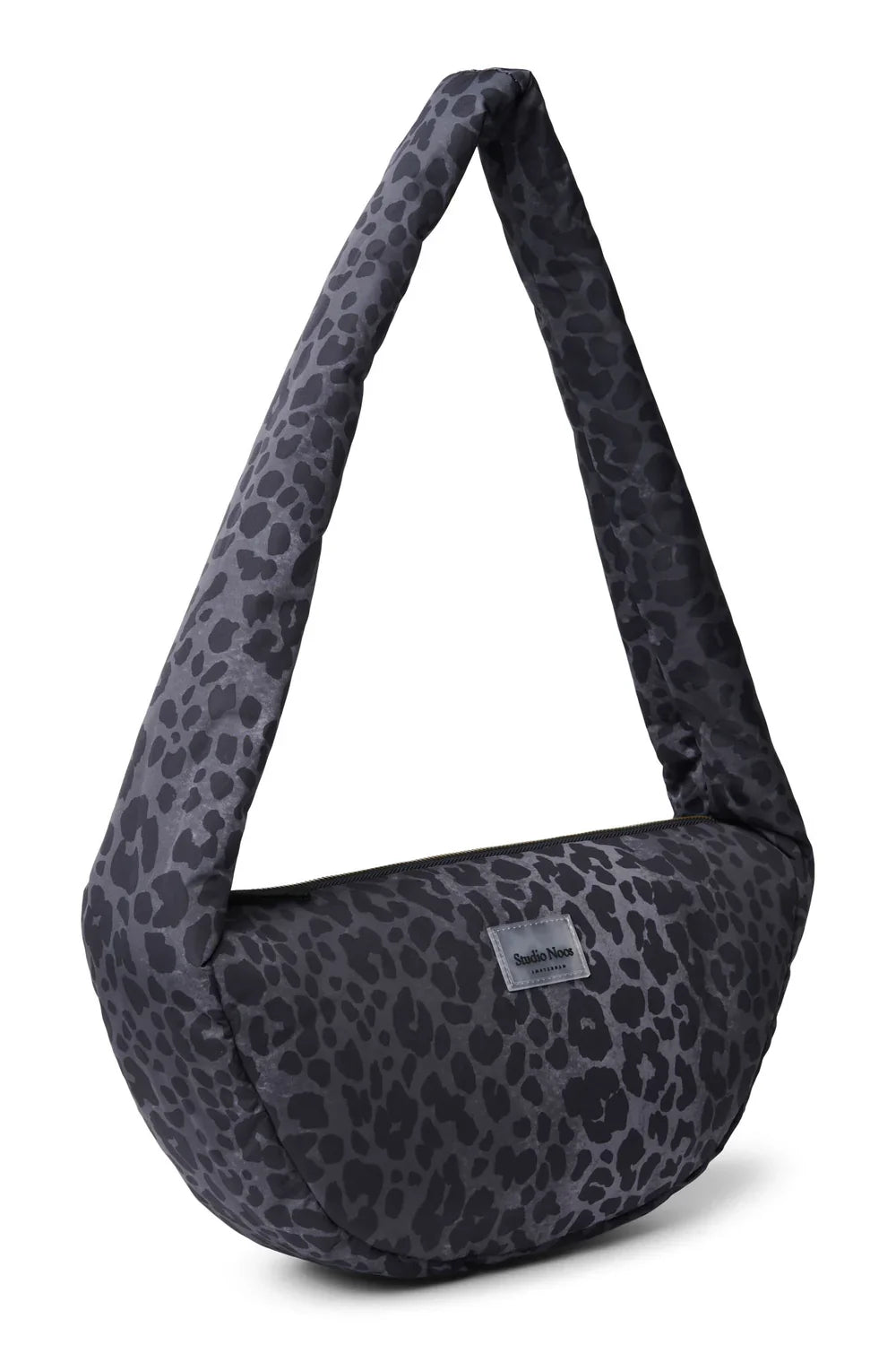 Red Leopard Puffy Mini Cross Body Bag