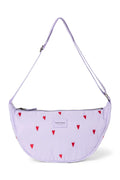 Purple Hearts Puffy Adult Fanny Pack