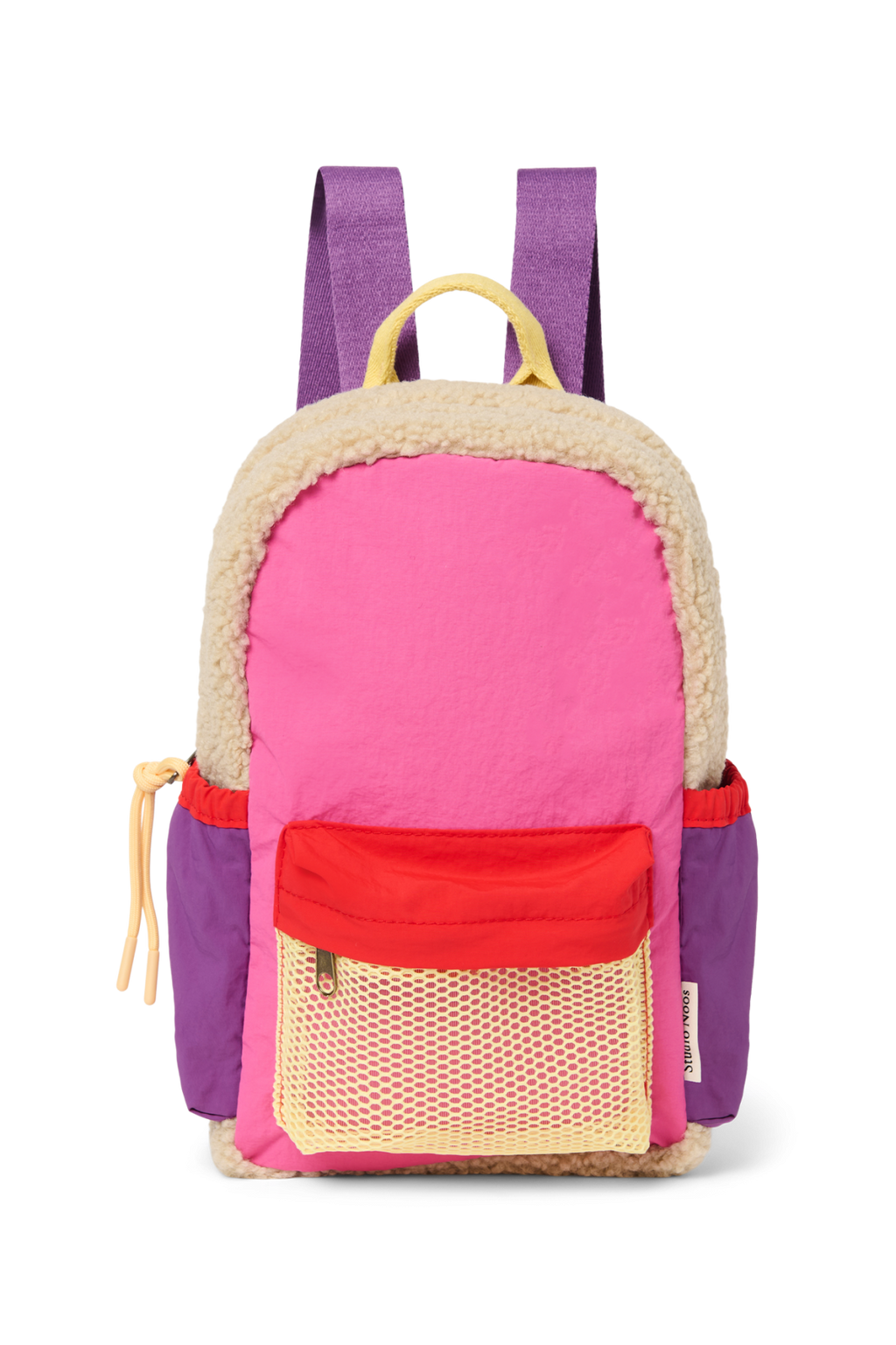 Patchwork Mini Backpack | Bright Pink