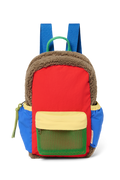 Patchwork Mini Backpack | Fiery Red
